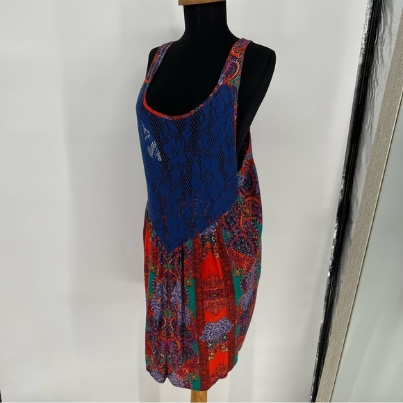 Free people count me in trapeze tunic‎ top Short Dress - Picture 8 of 13